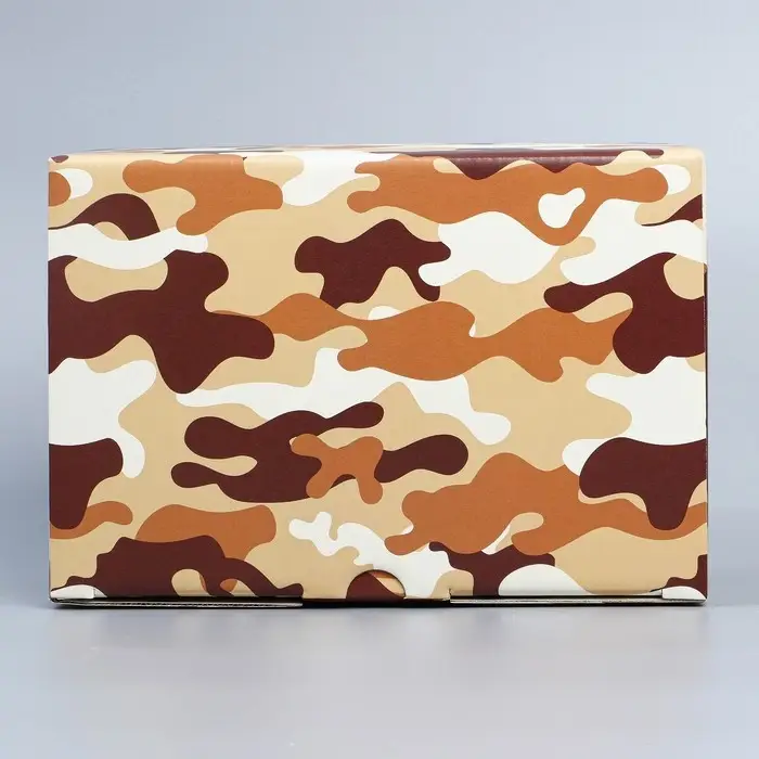 Коробка подарочная сборная, упаковка, «Милитари», 22 х 15 х 10 см