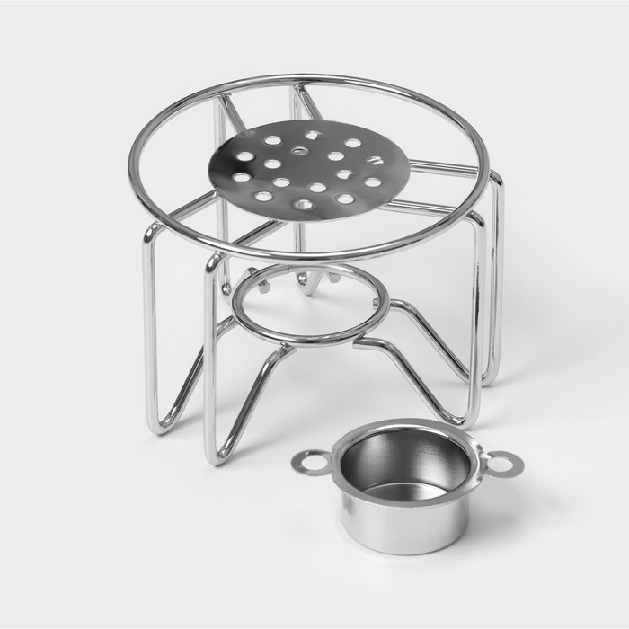 Подставка для чайника со свечкой Доляна «Романтика», 11,5×11,5×9 см Подставка для чайника со свечкой Доляна «Романтика», 11,5×11,5×9 см