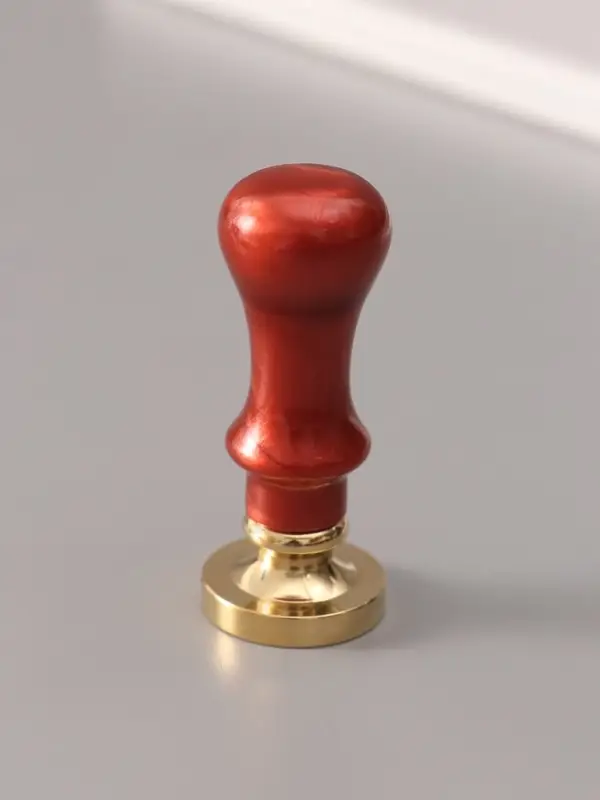 Печать для сургуча с пластиковой ручкой &laquo;Буква F на вензеле&raquo;, 2.5&times;2.5&times;6.3 см