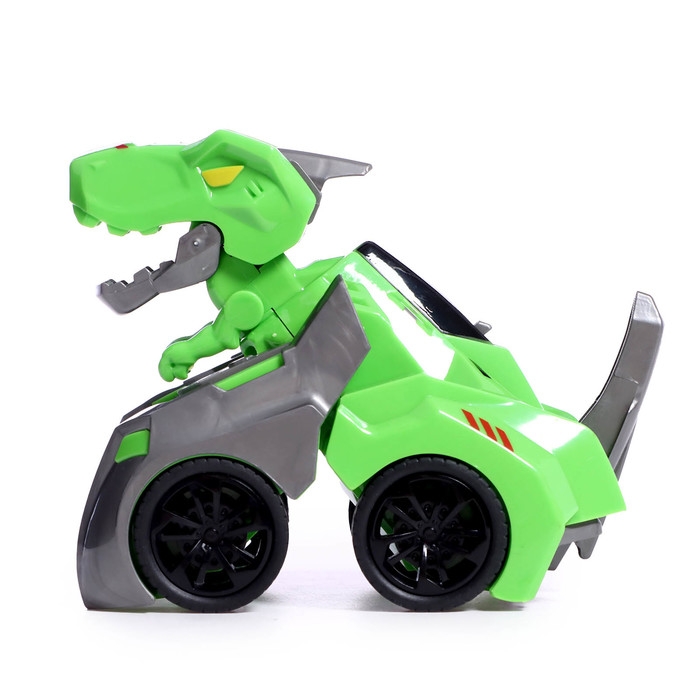 Робот «Раптор», инерционный, трансформируется, цвет зелёный