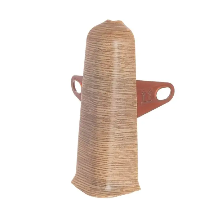 Угол наружный (внешний) для плинтуса «Деконика», с крепежом, 85 мм, цвет 211 дуб рустик Угол наружный (внешний) для плинтуса «Деконика», с крепежом, 85 мм, цвет 211 дуб рустик