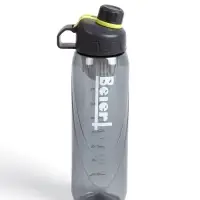 Бутылка для воды SPORT, 1 л, чёрная