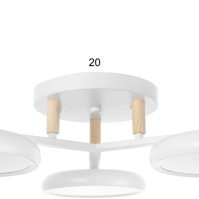 Люстра Люстра "Алис" 3хLED 72Вт 3000-6000К белый 52х52х13 см