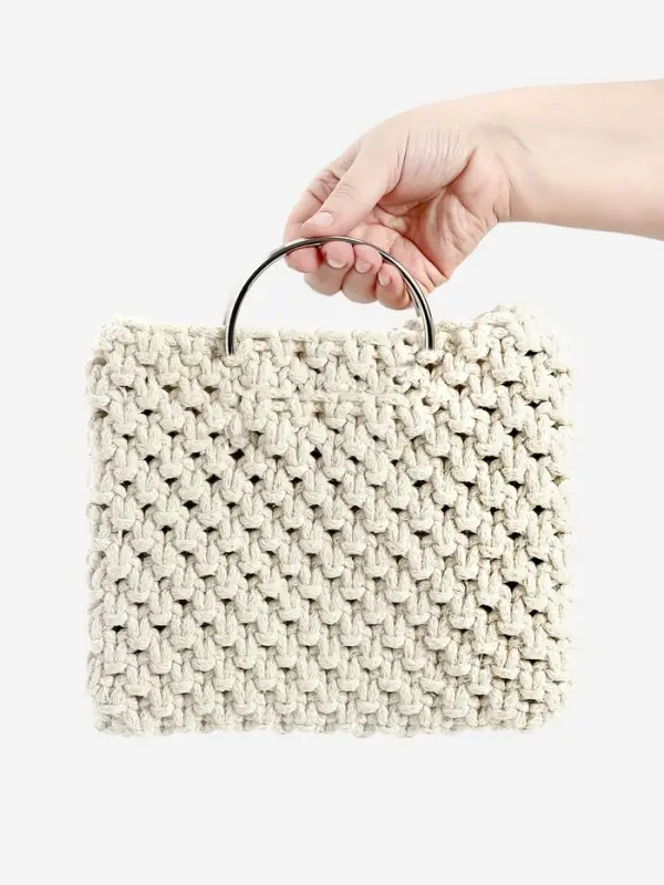 Ручки для сумки «Круг», металлические, d=10 см, 2 шт., цвет серебряный Ручки для сумки «Круг», металлические, d=10 см, 2 шт., цвет серебряный