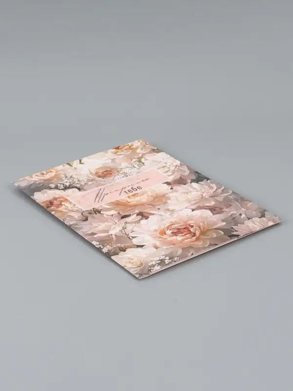 Открытка поздравительная &laquo;Цветы&raquo;, 19 х 29 см