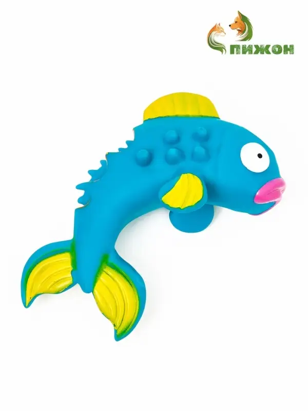 Игрушка пищащая "Рыба" для собак, 20 см