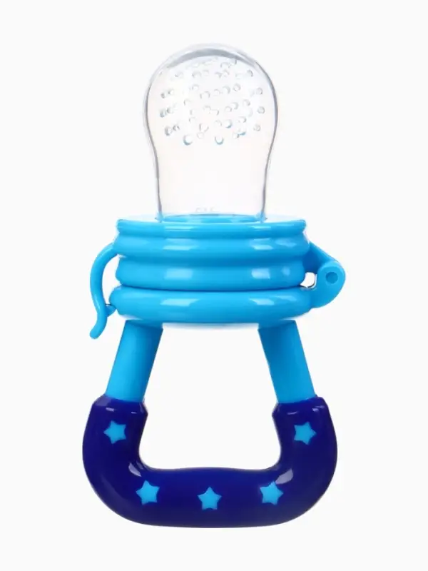 Ниблер для прикорма, с силиконовой сеточкой  Ниблер для прикорма, с силиконовой сеточкой "Сыночек", цвет синий