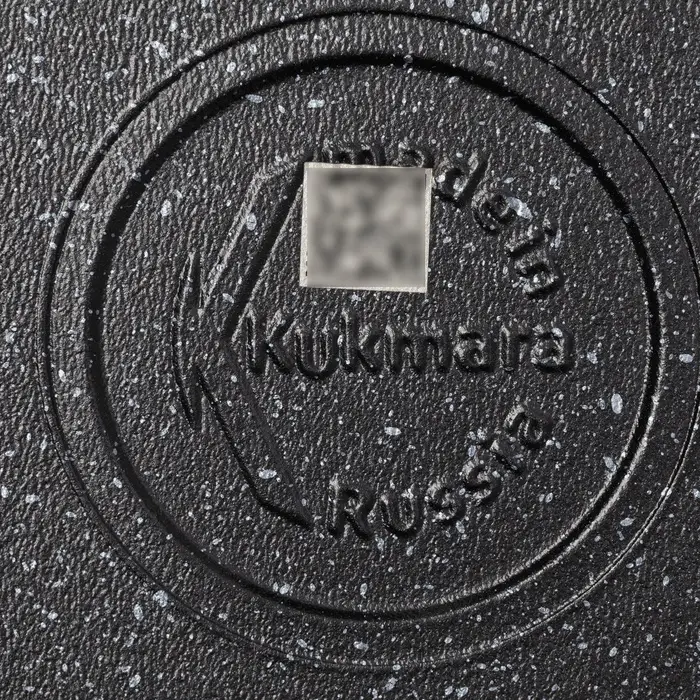 Сковорода блинная KUKMARA, d=24 см, пластиковая ручка, антипригарное покрытие, литой алюминий, чёрная