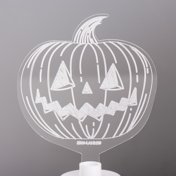 Светильник Светильник "Тыква" LED RGB 6 цветов от батареек LR1130, 3шт 8х9,5 см RISALUX