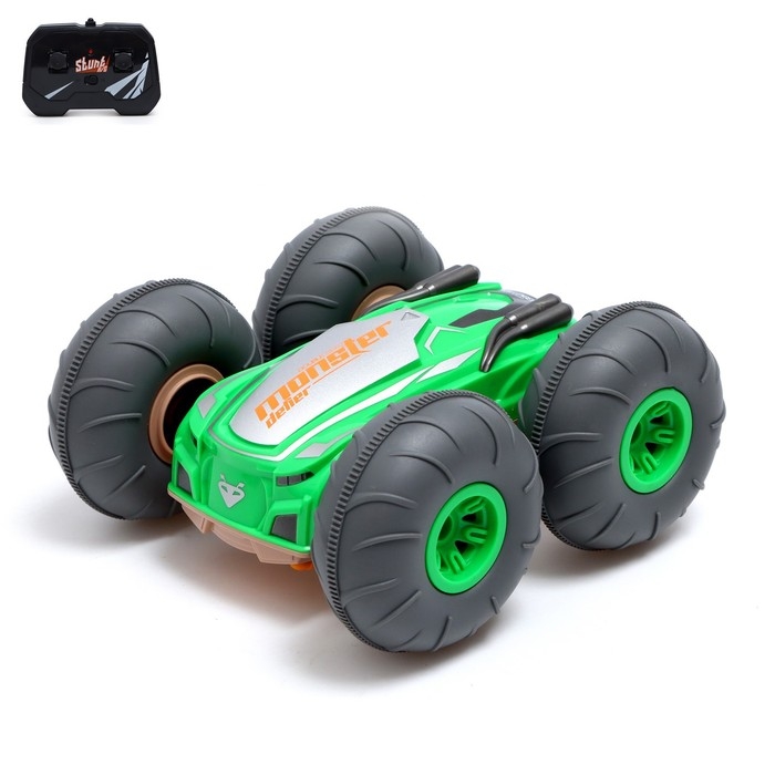 Машина-перевёртыш радиоуправляемая «Монстр», работает от аккумулятора, цвет жёлтый Машина-перевёртыш радиоуправляемая «Монстр», работает от аккумулятора, цвет жёлтый