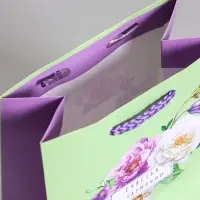 Пакет подарочный ламинированный &laquo;Счастья и гармонии&raquo;, 11.5&times;14.5&times;6.5 см