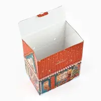 Коробка подарочная новогодняя складная &laquo;С Новым годом!&raquo;, 15&times;18&times;10 см