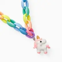 Набор детских украшений &laquo;Выбражулька. Сказка&raquo;, 5 предметов: цепочка единорог, 3 пары клипс, брелок мишка