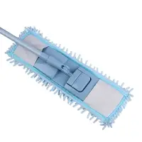 Швабра со смен.насадкой тм VETTA, ручка телескоп. 70-120см, окраш. металл, насадка микрофибра 70г/м2
