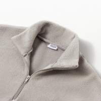 Свитшот флисовый детский MINAKU: Fleece Soft, цвет серый, рост 128 см