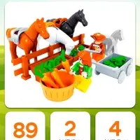 Конструктор Ферма &laquo;Конюшня&raquo;, 89 деталей