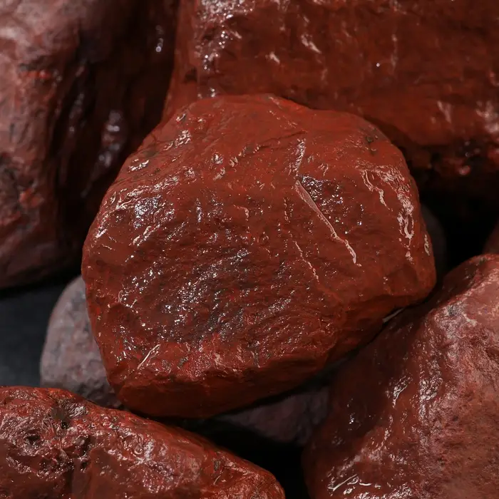 Камни для бани &laquo;Яшма сургучная&raquo;, 10 кг, галтованные, фракция 7-12 см