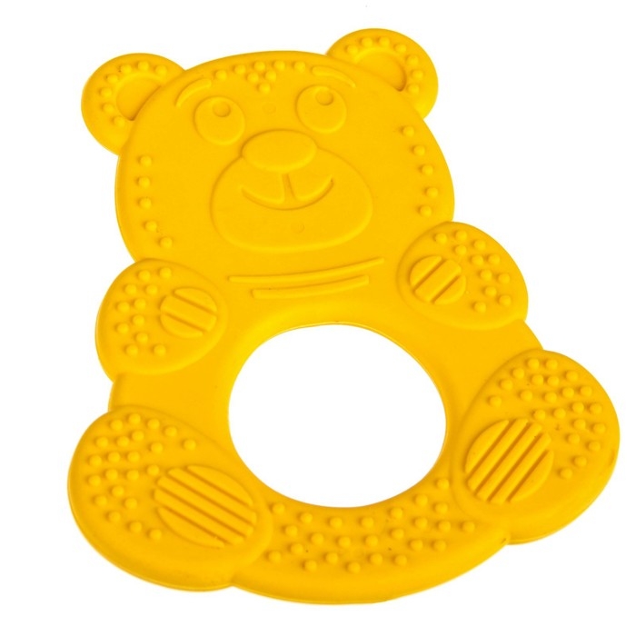 Прорезыватель силиконовый «Мишутка», цвет МИКС, КНОПА Прорезыватель силиконовый «Мишутка», цвет МИКС, КНОПА