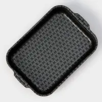 Противень &laquo;Хозяюшка&raquo;, 19&times;25 см, h=6 см, антипригарное покрытие, бордовый