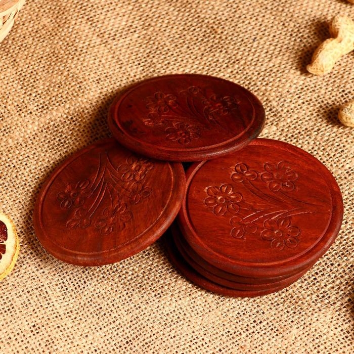 Подставки под горячее Подставки под горячее "Слоник" (набор 6 штук) 6,5х12х12 см