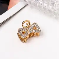 Крабик для волос &laquo;Грейс&raquo;, бант, 2.5 см, золотистый