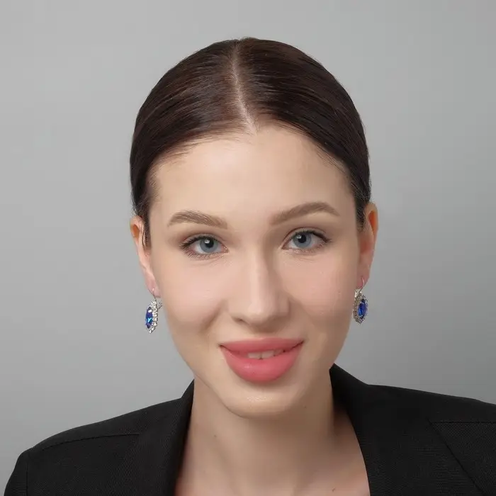 Серьги со стразами «Эллипс» вечеринка, миксы