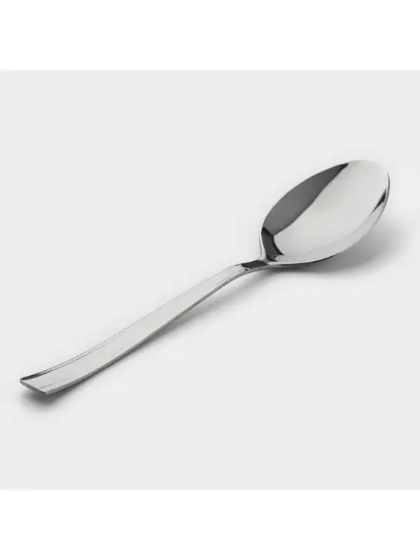 Ложка столовая &laquo;Торжество&raquo;, длина 19.7 см, толщина 2 мм, цвет серебряный