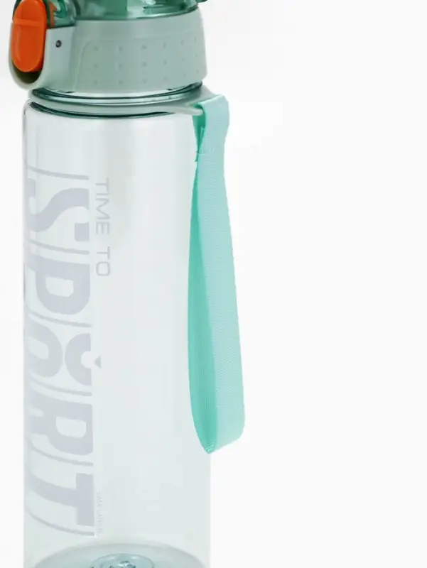 Бутылка для воды пластиковая Sport, 600 мл, голубая