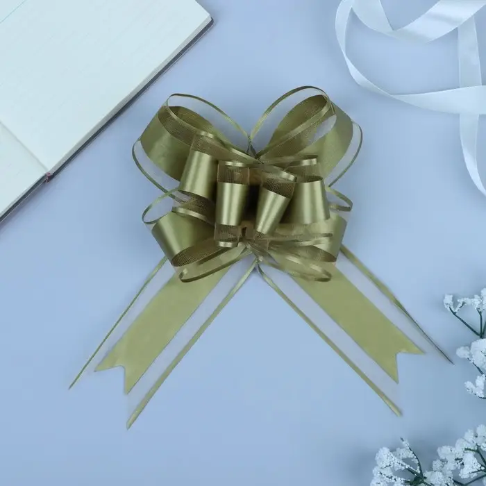 Бант - бабочка No5, золотистый Бант - бабочка No5, золотистый