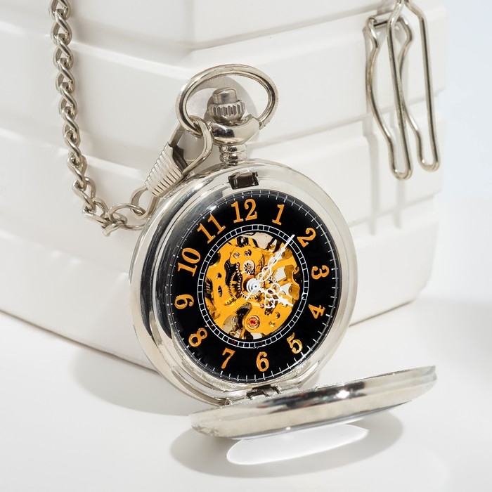 Часы карманные, механические Часы карманные, механические "Классика" d циферблата 3.7 см