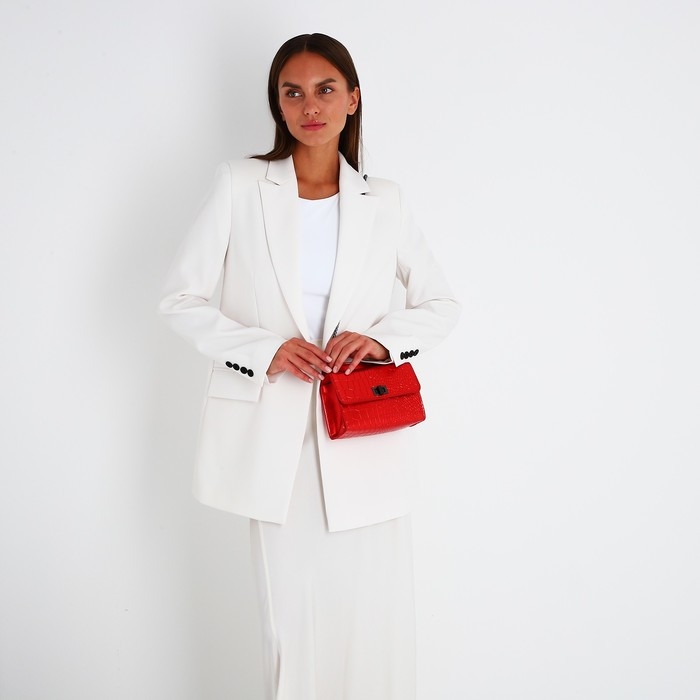 Сумка-мессенджер на застёжке, цвет красный Сумка-мессенджер на застёжке, цвет красный