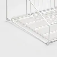Сушилка для посуды с поддоном, 38.5&times;38.5&times;24 см, белый