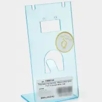 Подставка под гарнитур, серьги, кольцо, кулон, 7&times;4.5&times;14 см, оргстекло 2 мм