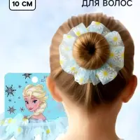 Резинка для волос &laquo;Ромашка&raquo; голубая