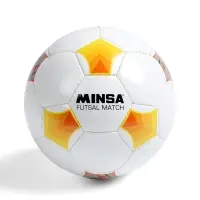 Футбольный мяч MINSA Futsal Match, машинная сшивка, 32 панели, р. 4, PU