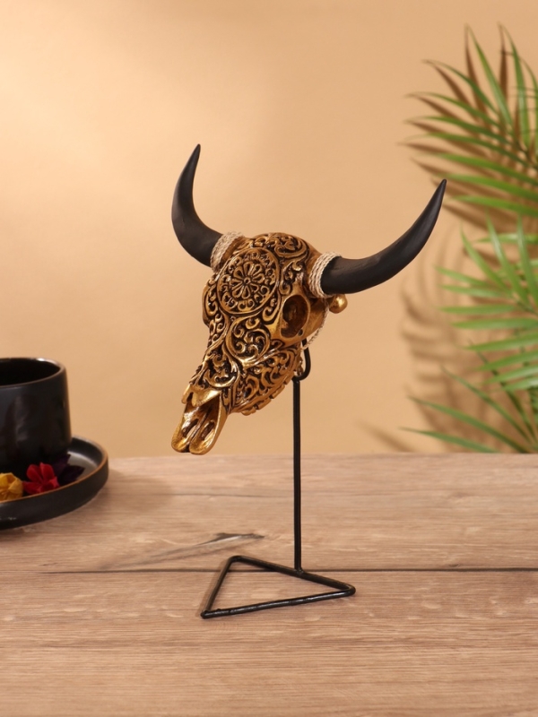 Сувенир  Сувенир "Череп буйвола" на стойке, 18х10х21 см