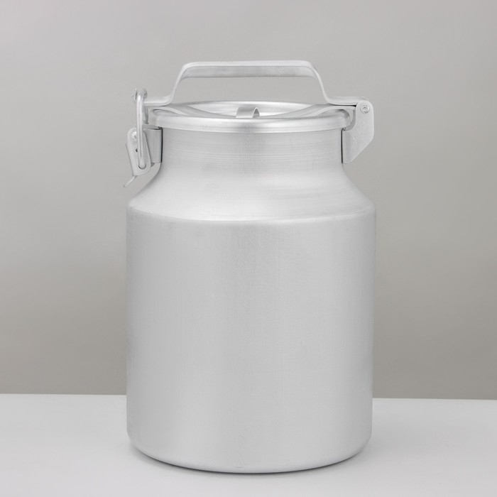 Бидон алюминиевый, 10 л, с крышкой Бидон алюминиевый, 10 л, с крышкой