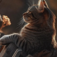 Ежедневник недатированный 7БЦ, пленка глянц., А5,128л, Выбор есть, Кошка