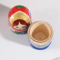 Матрёшка дерево &laquo;Любовь&raquo;, красный платок, 5-кукольная, 11.5 см