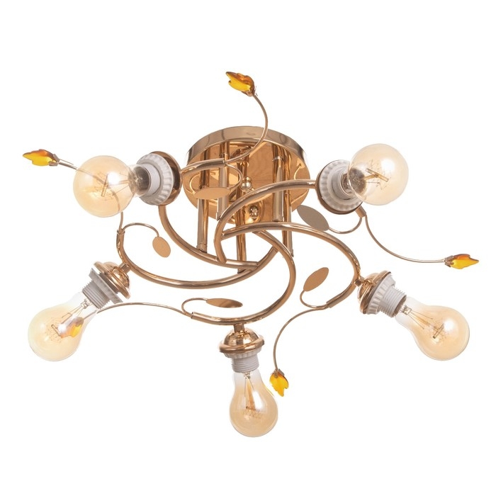 Люстра Люстра "Арден" БП 5х40Вт Е27 Золото МОДЕЛЬ: 2600551 10662079