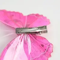 Бабочки для декора и флористики, на прищепке, пластиковые, МИКС, 5 см и 8 см
