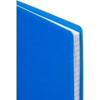 Бизнес-тетрадь А5 48л. Attache Economy, гребень,пласт.обл,синий, клетка