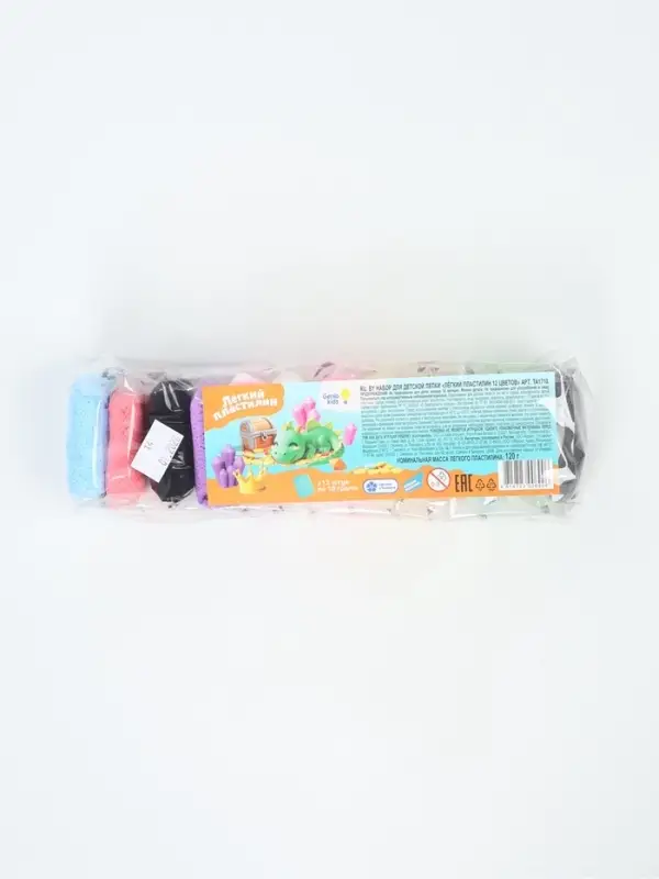 Воздушный пластилин,12 цветов