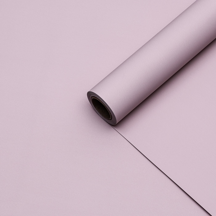 Пленка матовая, 65 микрон, светло-розовый, 57см*10м  (+ - ) 1 см