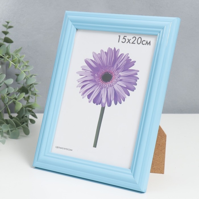 Фоторамка дерево Linda 15х20 см голубая Фоторамка дерево Linda 15х20 см голубая
