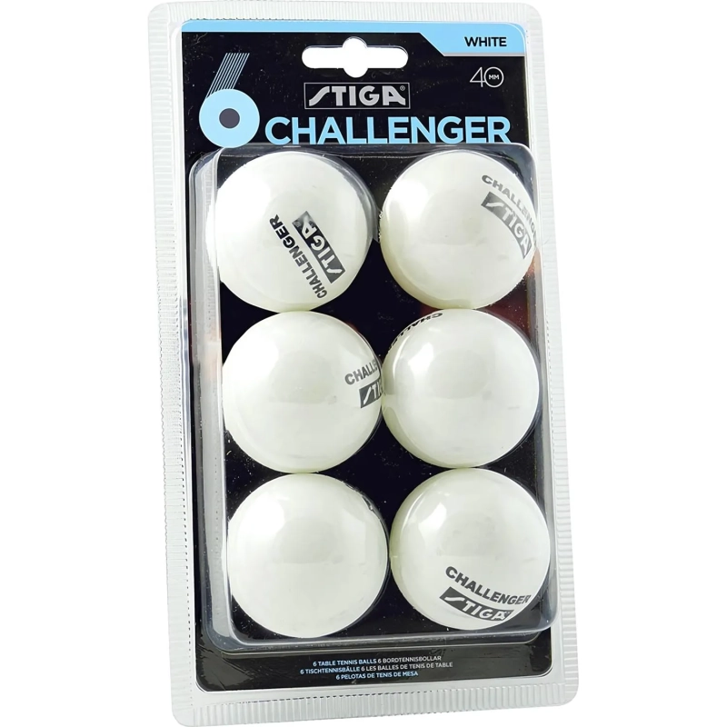 Мяч для настольного тенниса Stiga Challenger упак.6 шт. 5200-06 диам 40 мм
