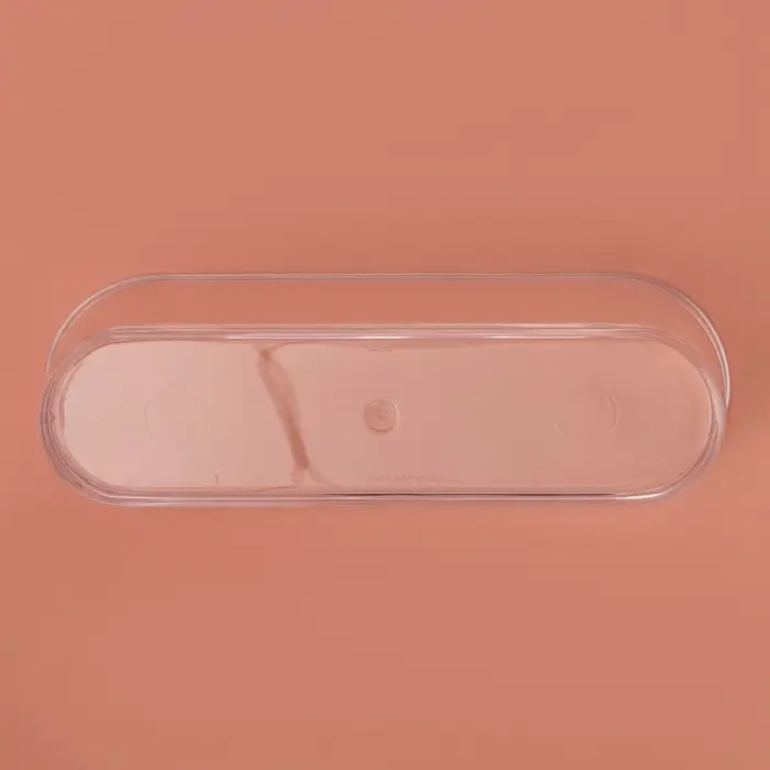 Креманка пластиковая одноразовая овальная «Лимончелло», 100 мл, прозрачная