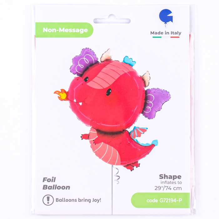 Шар фольгированный 29 Шар фольгированный 29" «Дракон», фигура