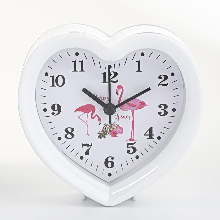 Часы настольные будильник «Амес», циферблат d-9 см, 11×11 см Часы настольные будильник «Амес», циферблат d-9 см, 11×11 см