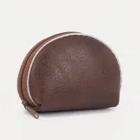 Кошелёк-монетница на молнии, 11&times;3&times;9 см, однотонный, МИКС